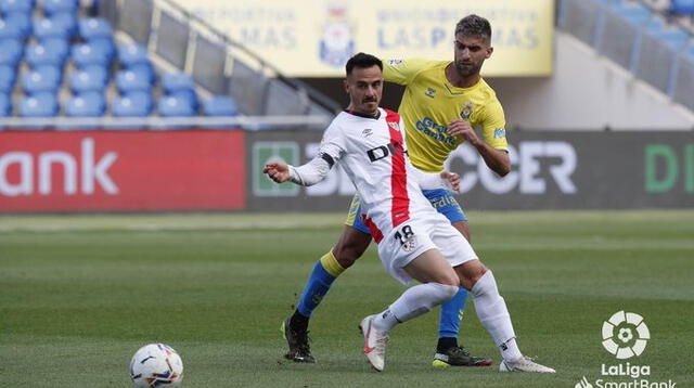 Rayo Vallecano igualó 1-1 con Las Palmas y ahora es sexto.