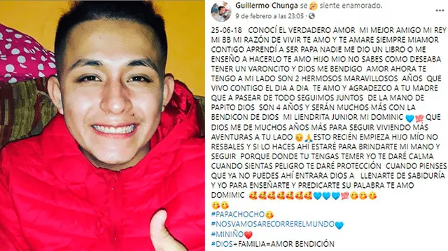 El cómico continuamente hacia publicaciones en las redes sociales sobre su hijo de 4 años.