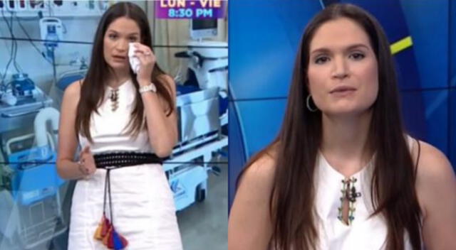 Lorena Álvarez pidió disculpas a los televidentes por llorar en vivo.