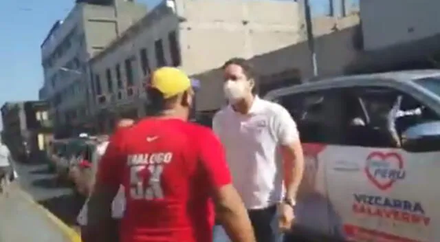Daniel Salaverry fue insultado por ciudadano venezolano.