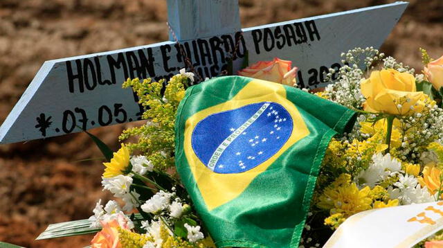 Brasil registró más de 2.200 decesos diarios por COVID-19.