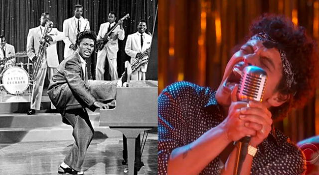 Bruno Mars impresionó con el rock and roll de Good Golly Miss Molly de Little Richard.