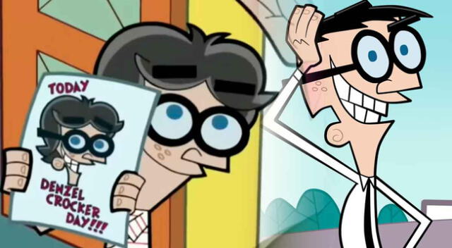 Denzel Crocker, el profesor de los Padrinos Mágicos es tendencia.