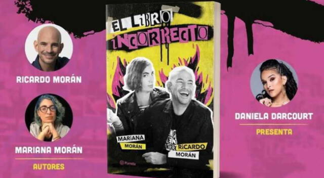 El productor Ricardo Morán lanzará su tercer libro, esta vez junto a su hermana Mariana, y Daniela Darcourt estará encargada de su presentación.