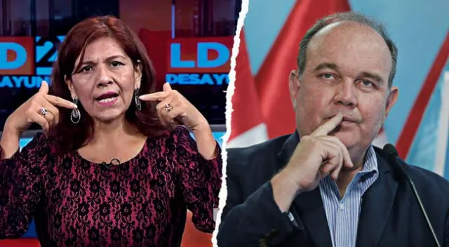 Neldy Mendoza asegura que continúa en carrera electoral, pese al pedido de Rafael López Aliaga de retirarse del partido.
