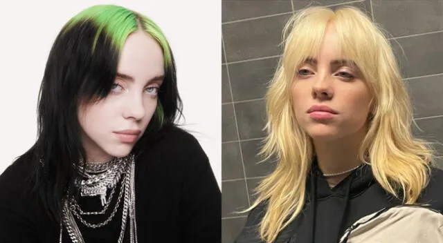 Como lo prometió, la cantante Billie Eilish se tiñó el característico cabello negro y verde que tenía, y ahora es rubia.