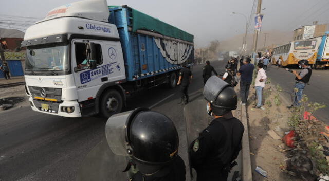 Tras el acuerdo con el Ministerio de Transportes y Comunicaciones, los transportistas suspendieron las manifestaciones.