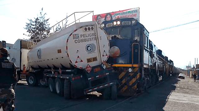 Choque entre Cisterna con combustible y tren generó miedo en los ciudadanos