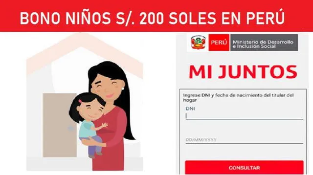 Bono Niños 2021: ¿mi hogar debe estar registrado en Mi Juntos para recibir subsidio?