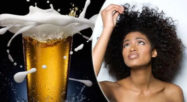 La cerveza tiene muchas propiedades para el cabello.