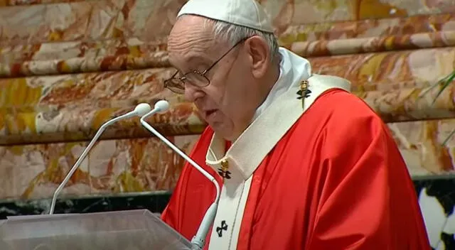 El Papa Francisco en la misa del Domingo de Ramos