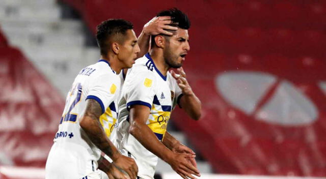 Carlos Zambrano y su golazo en el empate Boca Juniors 1-1 Independiente.