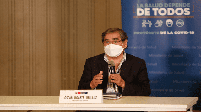 Ministro de Salud, Óscar Ugarte indica que el Perú se encuntra en la parte más alta de la segunda ola