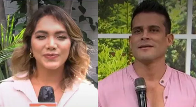 Isabel Acevedo se conectó desde una peluquería donde se sometió a un cambio de look, y Christian Domínguez fue cuestionado al respecto.