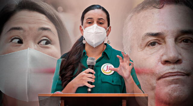 La candidata de Juntos por el Perú tomó distancia de quienes representan a la 'corrupción y las mafias', en referencia a Fuerza Popular y Podemos Perú.