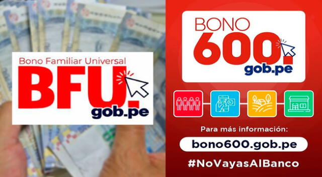 El Bono 600 y el BFU continúan pagándose en el 2021