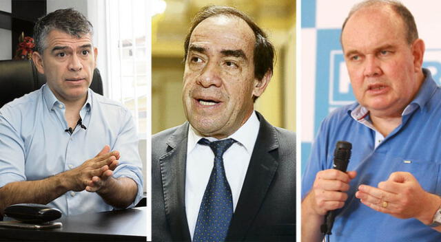 Julio Guzmán, Yonhy Lescano y Rafael López Aliaga participarán en el debate presidencial de este miércoles 31 de marzo.