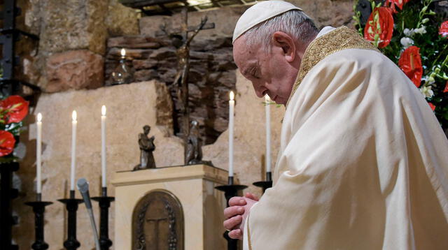 Misa EN VIVO del Papa Francisco por Jueves Santo.