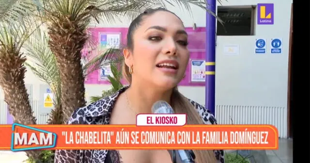 Isabel Acevedo revela que la familia Domínguez le tiene un cariño especial.