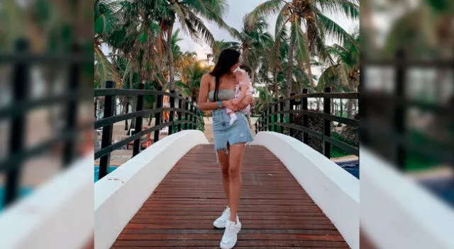 La influencer Samahara Lobatón se encuentra al lado de su pareja Youna en Cancún.
