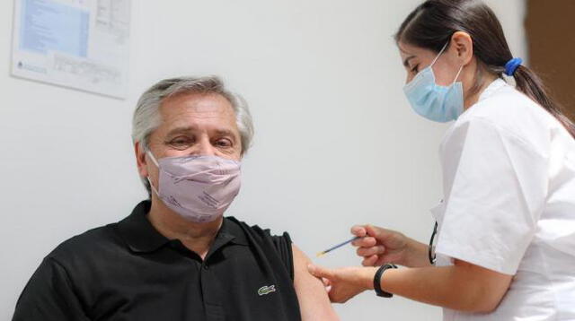 Argentina: Presidente Alberto Fernández dio positivo a la COVID-19 a más de un mes de haberse vacunado.