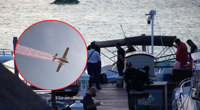 El siniestro aéreo ocurrió en las aguas de la Laguna Nichupté, en Cancún, México..