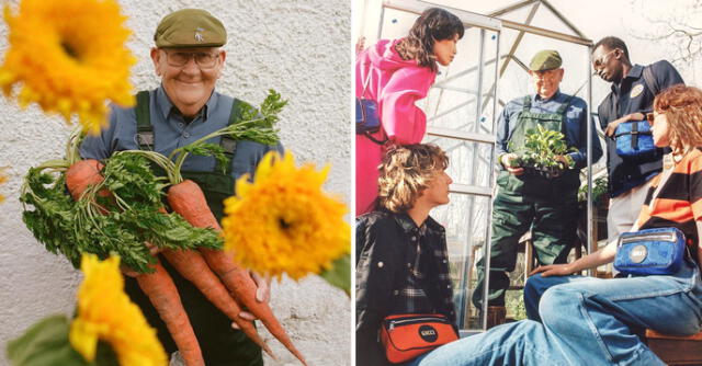 Reino Unido: Gerald Strafford, el agricultor de 72 años que se convierte en la nueva cara de la marca Gucci.