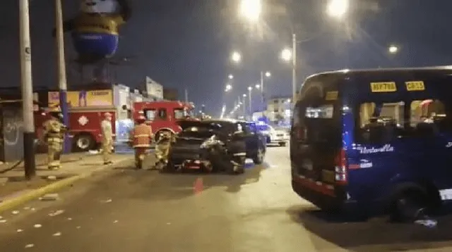 El accidente de tránsito se produjo a la altura de la cuadra 7 de la avenida Argentina.
