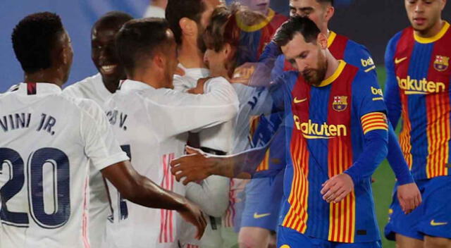 Real Madrid vs. Barcelona: merengues ganan 2-1 a Culés, con Messi, por LaLiga