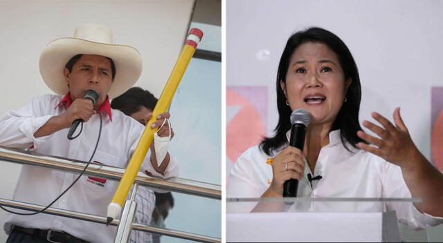 Pedro Castillo y Keiko Fujimori competirán en la segunda vuelta para ejercer el cargo de presidente de la República.
