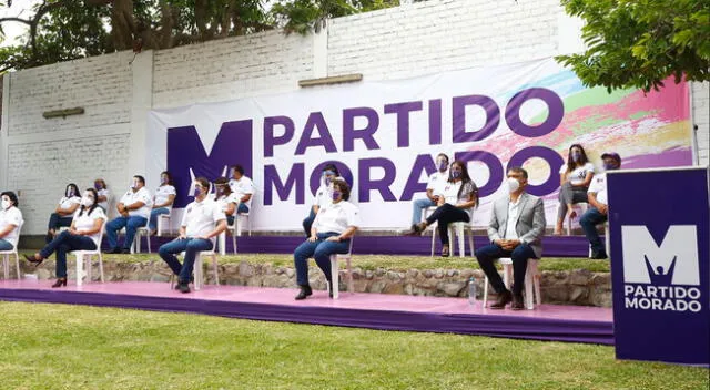 Partido Morado supera valla electoral
