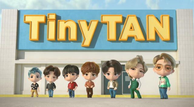 La agrupación de Kpop, BTS, sorprendió a sus fans al lanzar un breve clip de su animación, TinyTAN, inspirada en su MV de