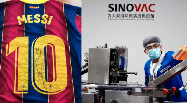 Lionel Messi habría influido para convencer a Sinovac de entregar vacunas a la Conmebol.