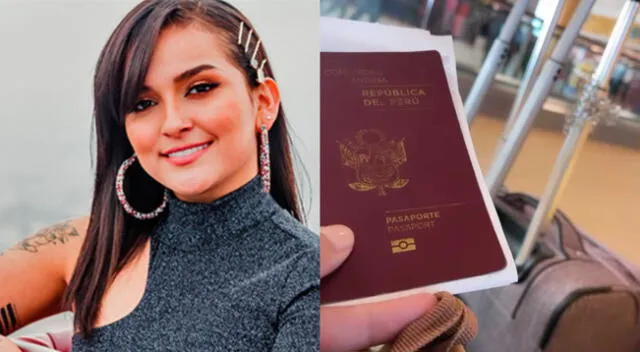 La salsera Daniela Darcourt sorprendió al mostrarse con su pasaporte en el aeropuerto, a días de cumplir 25 años.