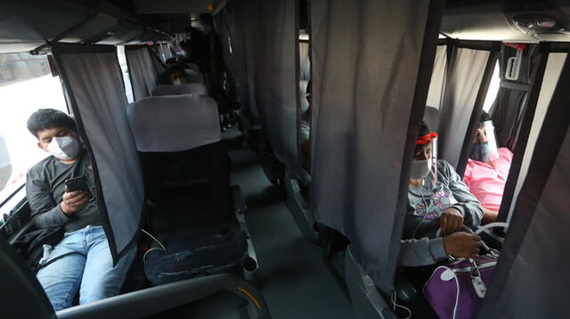 MTC da nuevas medidas para prevenir el contagio dentro de buses interprovinciales.