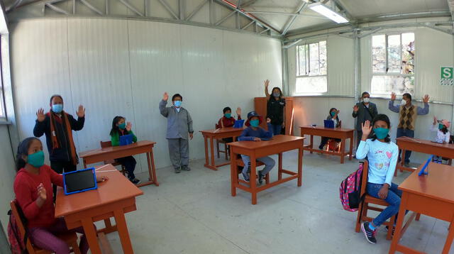 Escuelas rurales de Arequipa empiezan su año escolar en la modalidad semipresencial.
