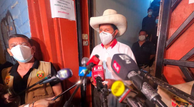 Pedro Castillo reaparece desde su local partidario en Lima