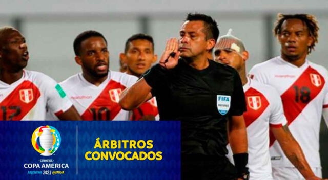 Copa América dio lista de árbitros.