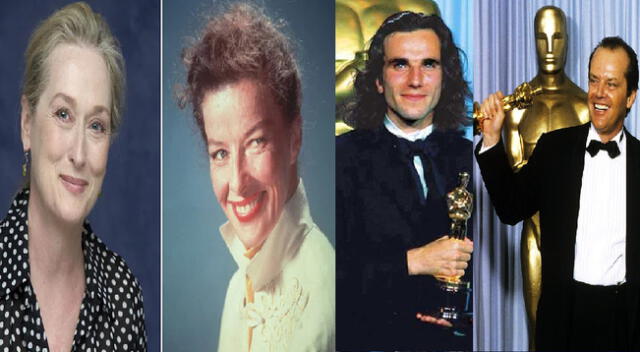 Estas son las leyendas de la actuación que han conseguido más Oscars.