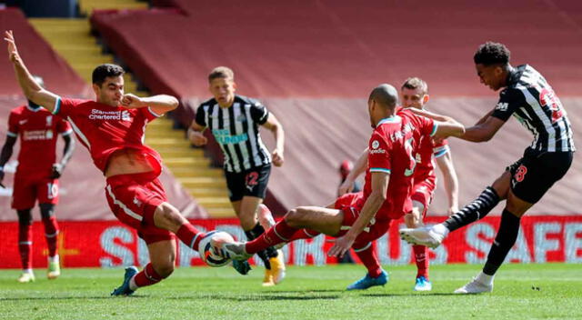 Joe Willock fue la figura al final del Liverpool vs. Newcastle.