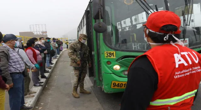 La ATU identifica 1500 paraderos como altos focos de contagio en Lima y Callao