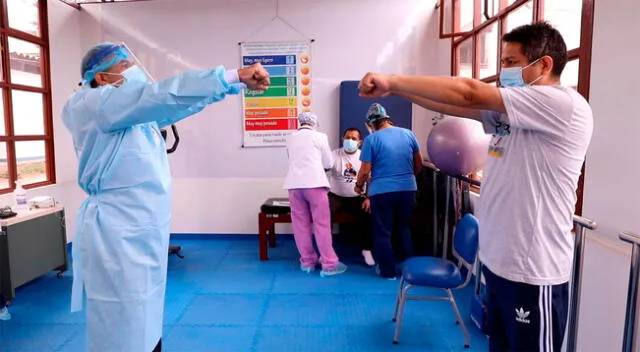 En plena terapia en el hospital Guillermo Almenara