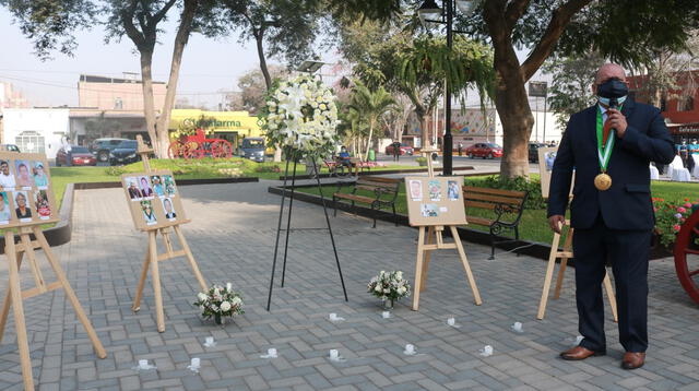 Municipalidad de Chaclacayo rinde homenaje a víctimas de covid