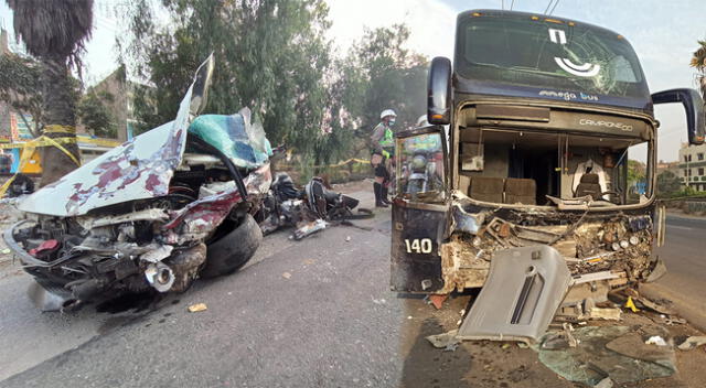 Dos jovenes mueren en accidente vehicular en la Carretera Central de Chaclacayo.