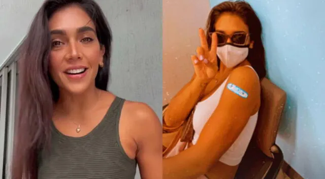 La modelo Vania Bludau retornó a Miami tras estar unos días en Perú junto a Mario Irivarren y sorprendió al vacunarse contra la COVID-19.