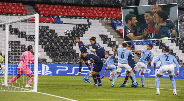 PSG se adelantó en el marcador ante Manchester City por la Champions League.
