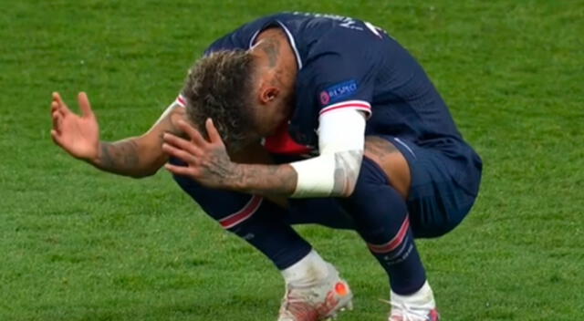 Neymar oró al terminar el partido, pero luego mostró su desazón por el resultado.