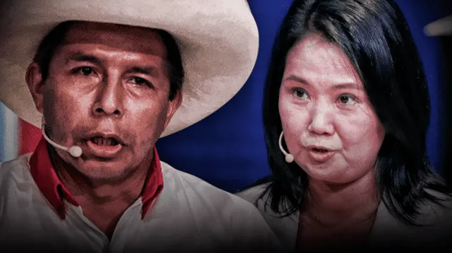 Pedro Castillo y Keiko Fujimori se medirán en balotaje el próximo 6 de junio. Foto: composición de Gerson Cardoso/La República