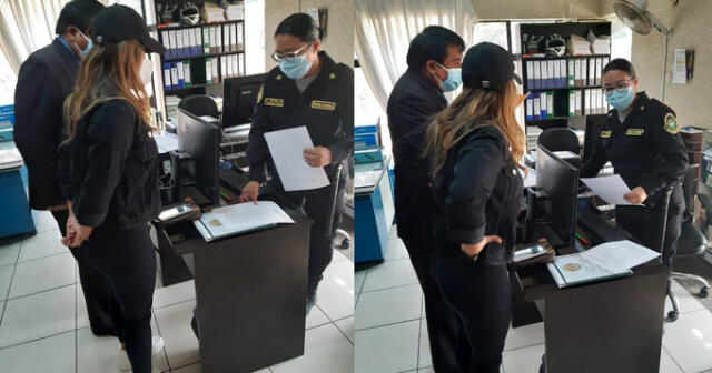 Yahaira Plasencia recibe multa en comisaría de Cieneguilla.