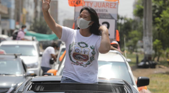 Keiko Fujimori reafirmó su participación en el debate contra Pedro Castillo en Chota, Cajamarca.